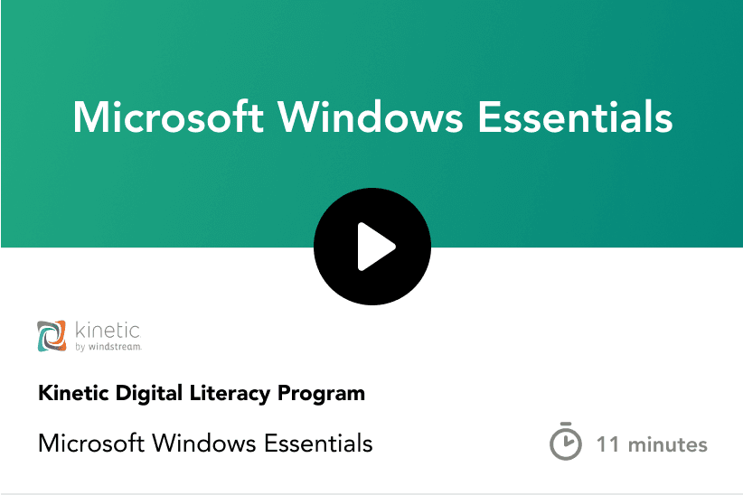 Microsoft Windows Essentials Module