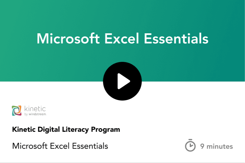 Microsoft Excel Essentials