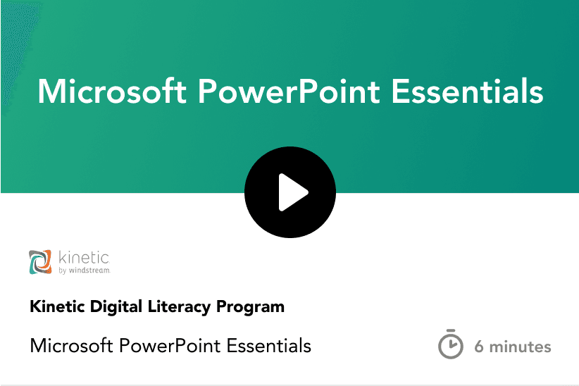 Microsoft PowerPoint Essentials